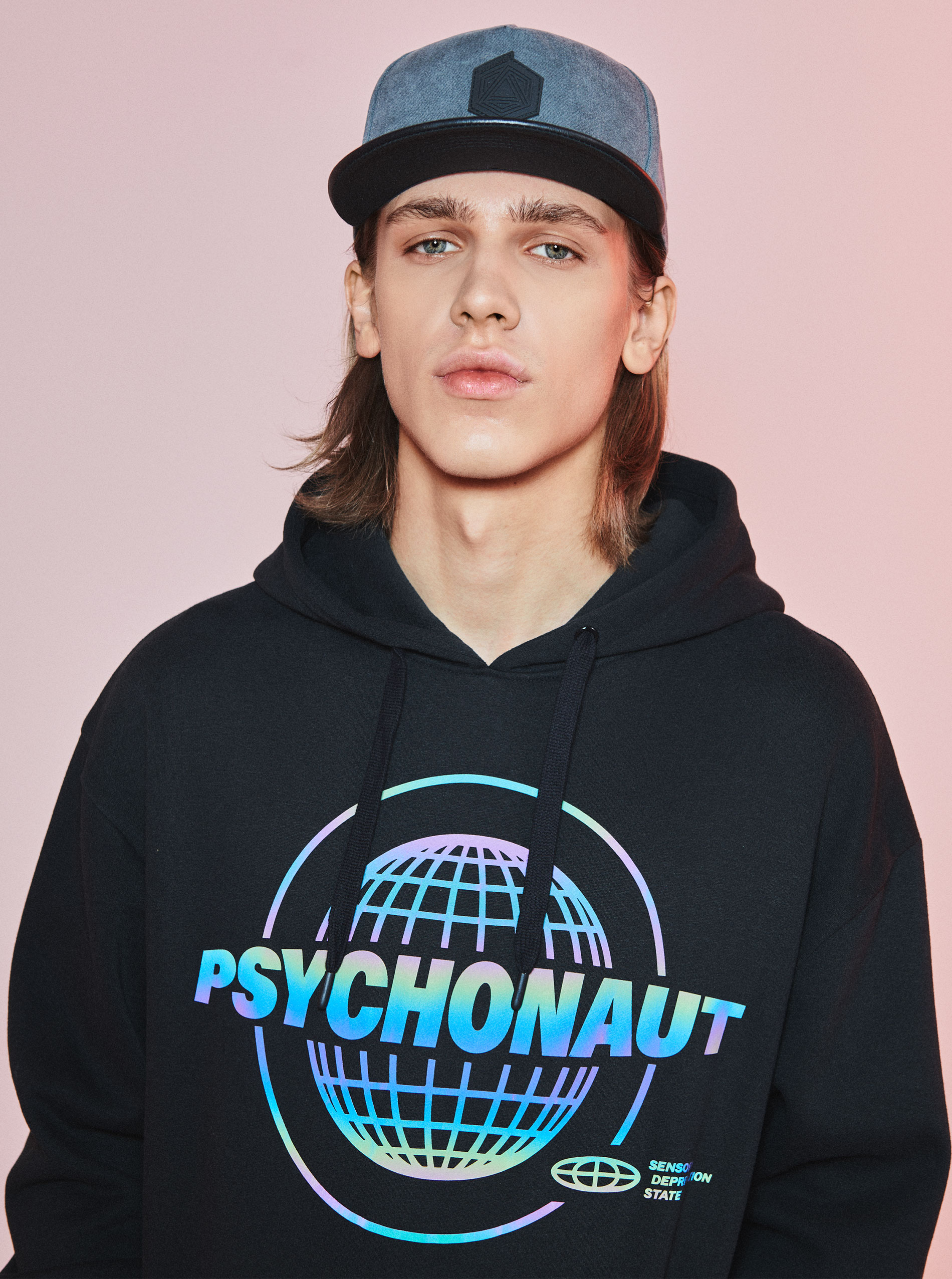 Mikina s reflexnou potlačou