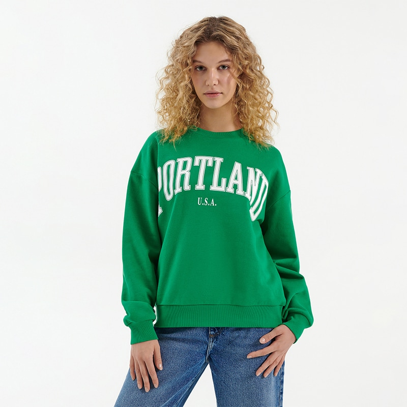 House - bluză sport portland - verde