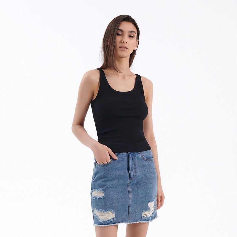 House - top basic - negru