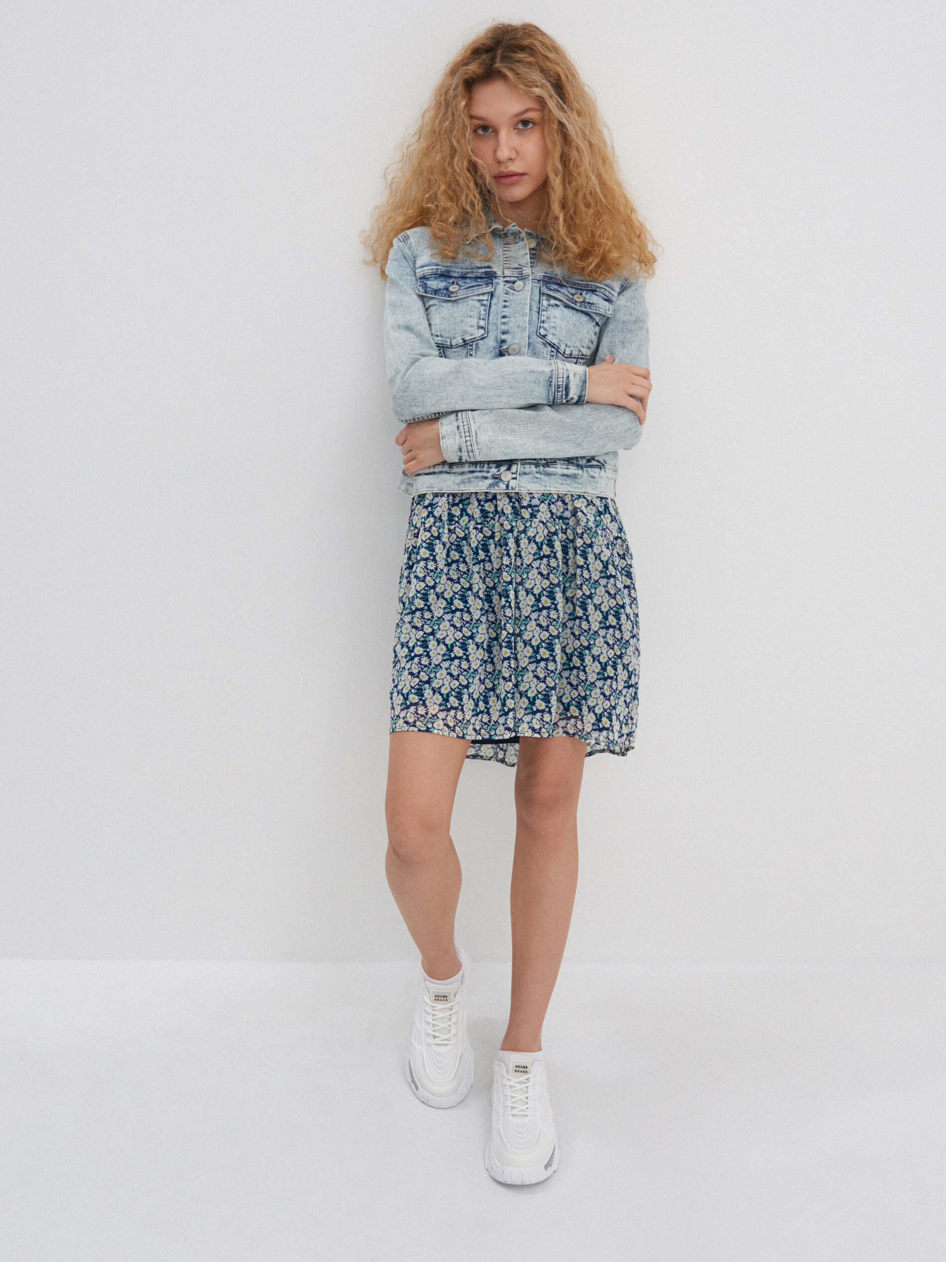 Vyblednutá riflová bunda