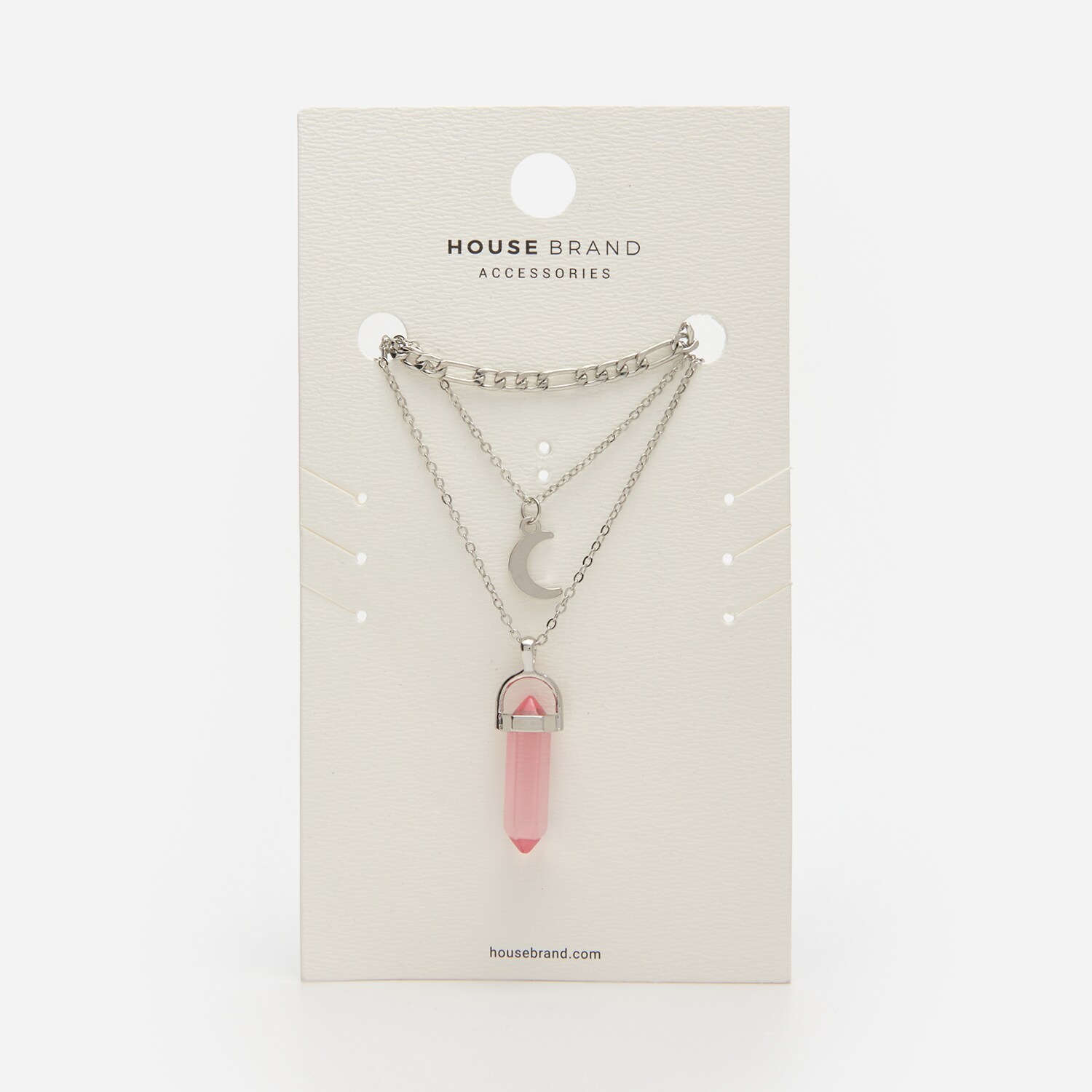 Viacvrstvový náhrdelník s príveskom