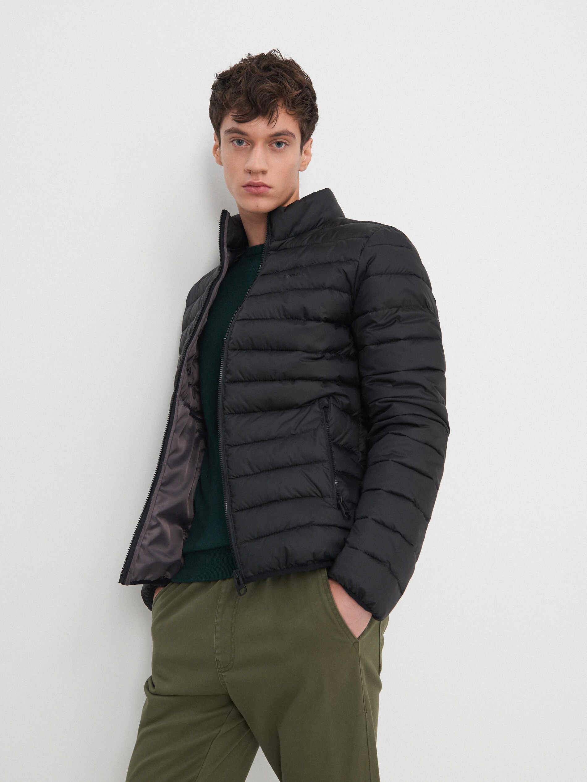 Prešívaná bunda so stojačikom