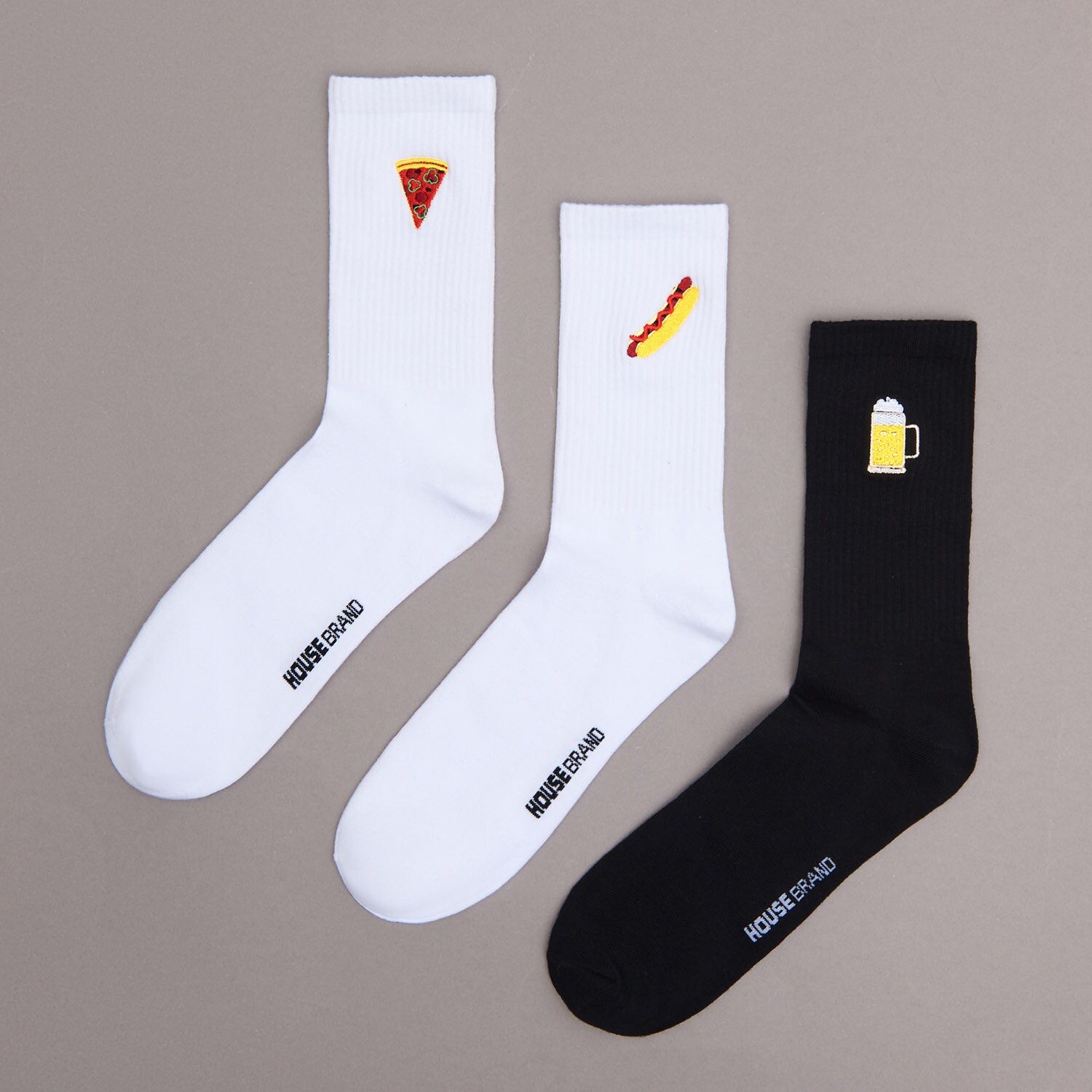 Súprava 3 párov dlhých ponožiek