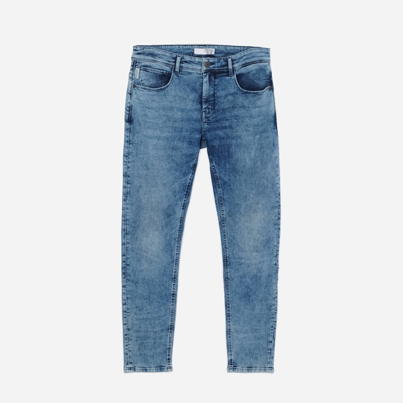House - blugi slim fit - albastru