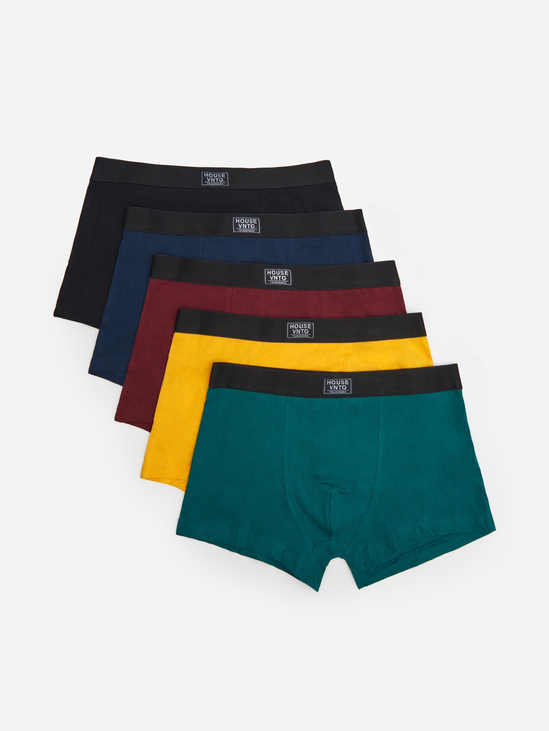 Súprava 5 boxeriek z organickej bavlny