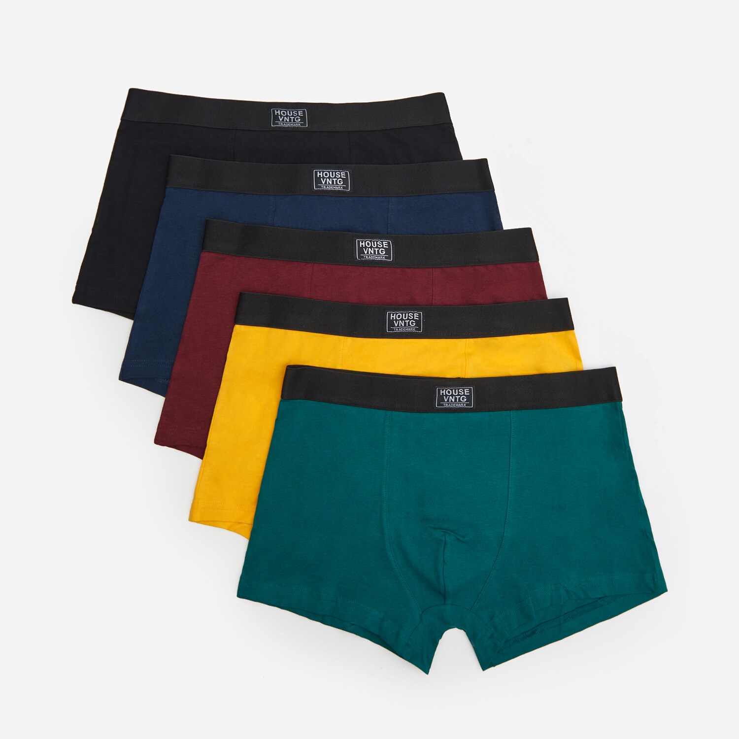 Súprava 5 boxeriek z organickej bavlny