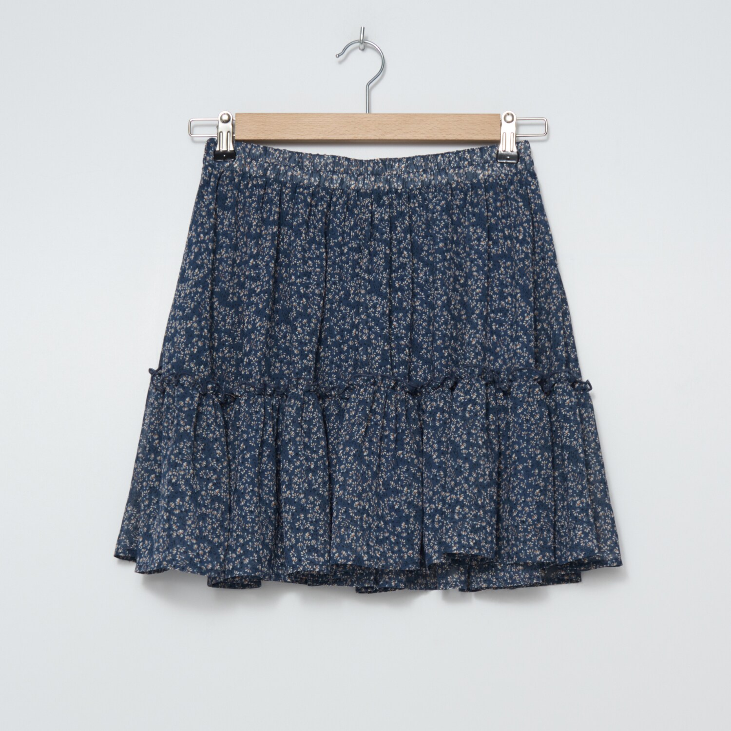 Kvetinová mini sukňa