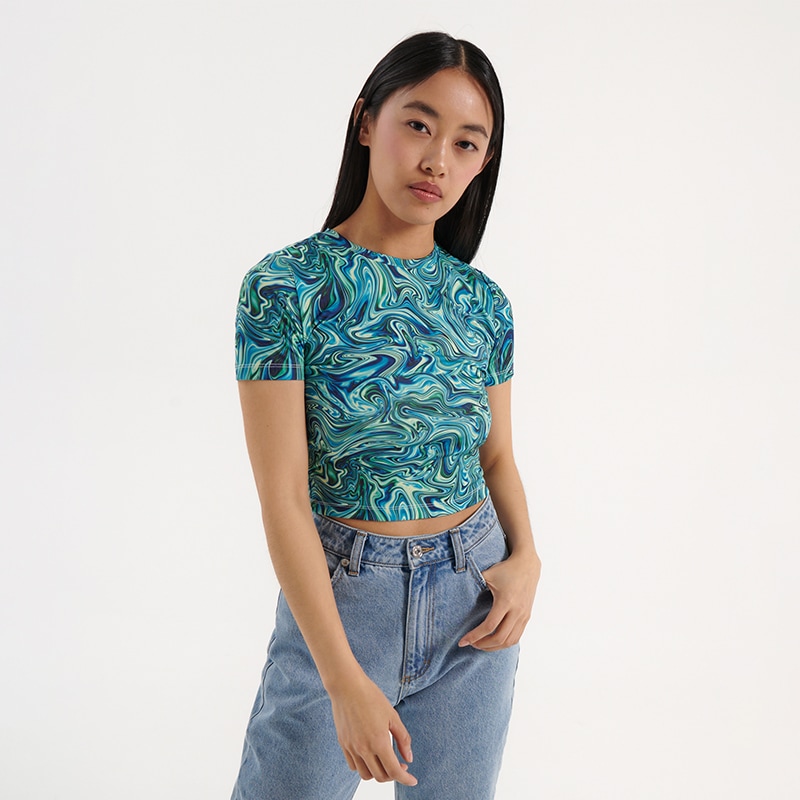 House - tricou cu imprimeu - albastru