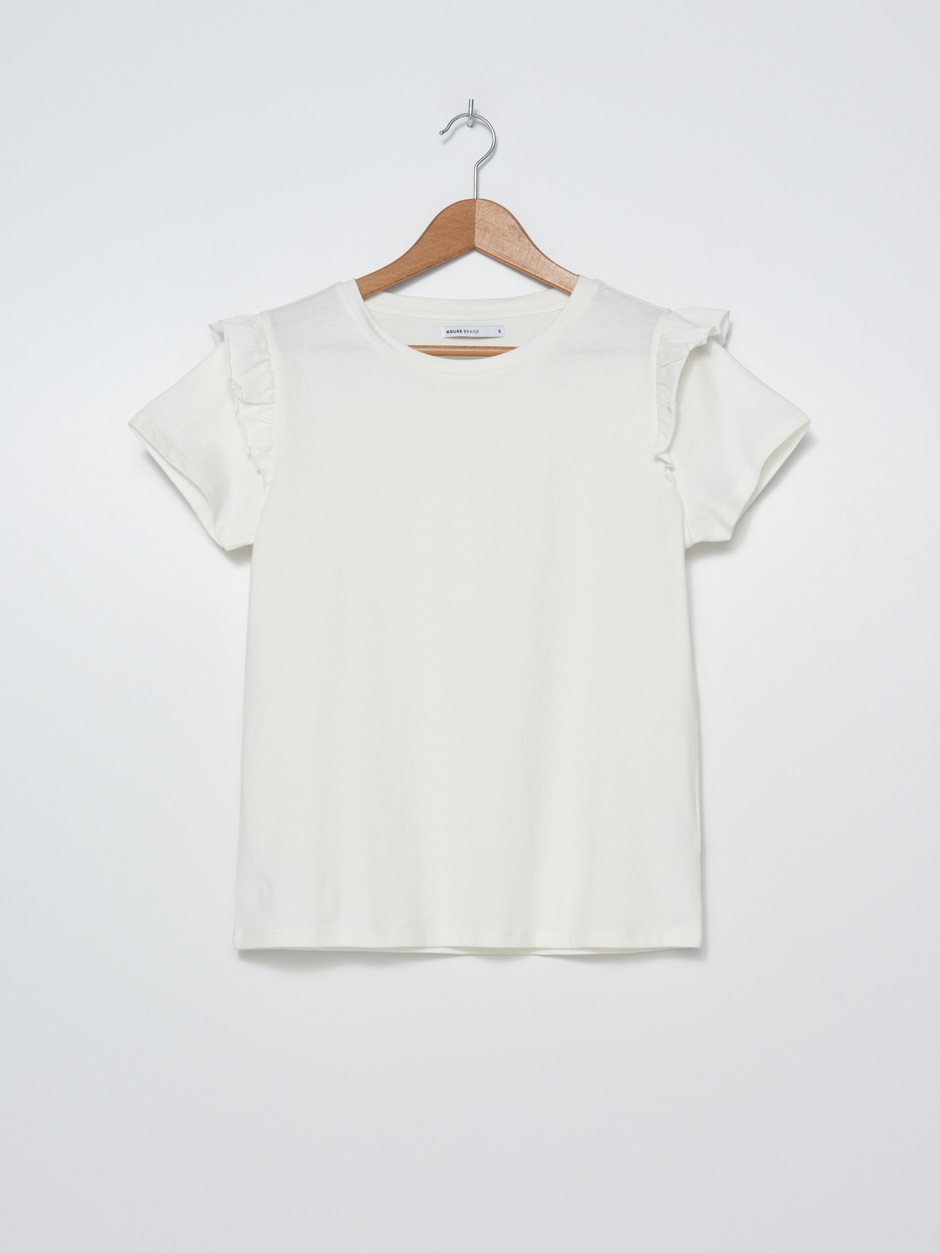 Tričko s volánovými rukávmi