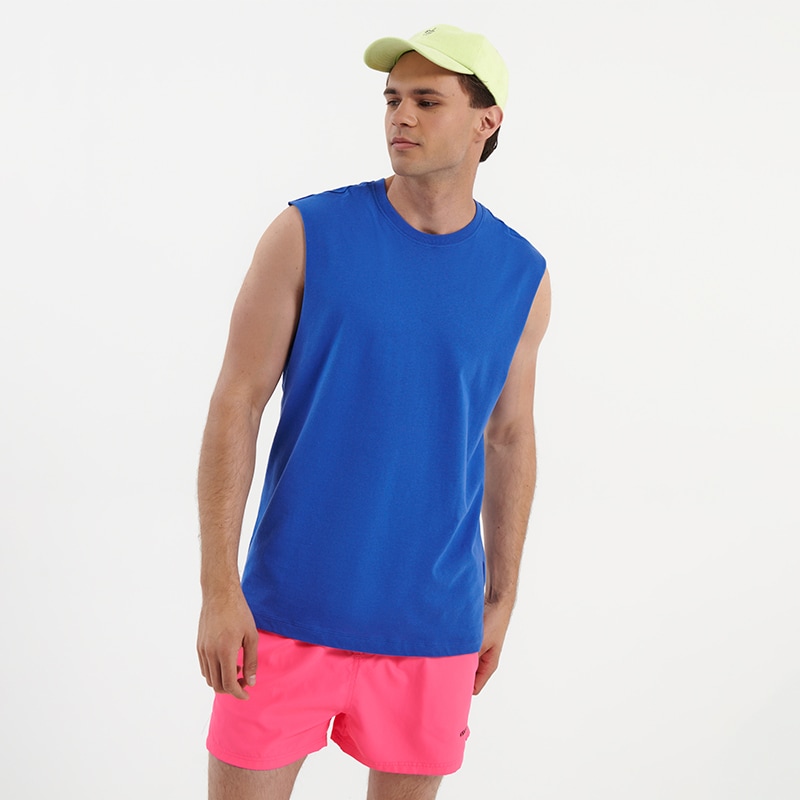 House - tricou fără mâneci - albastru