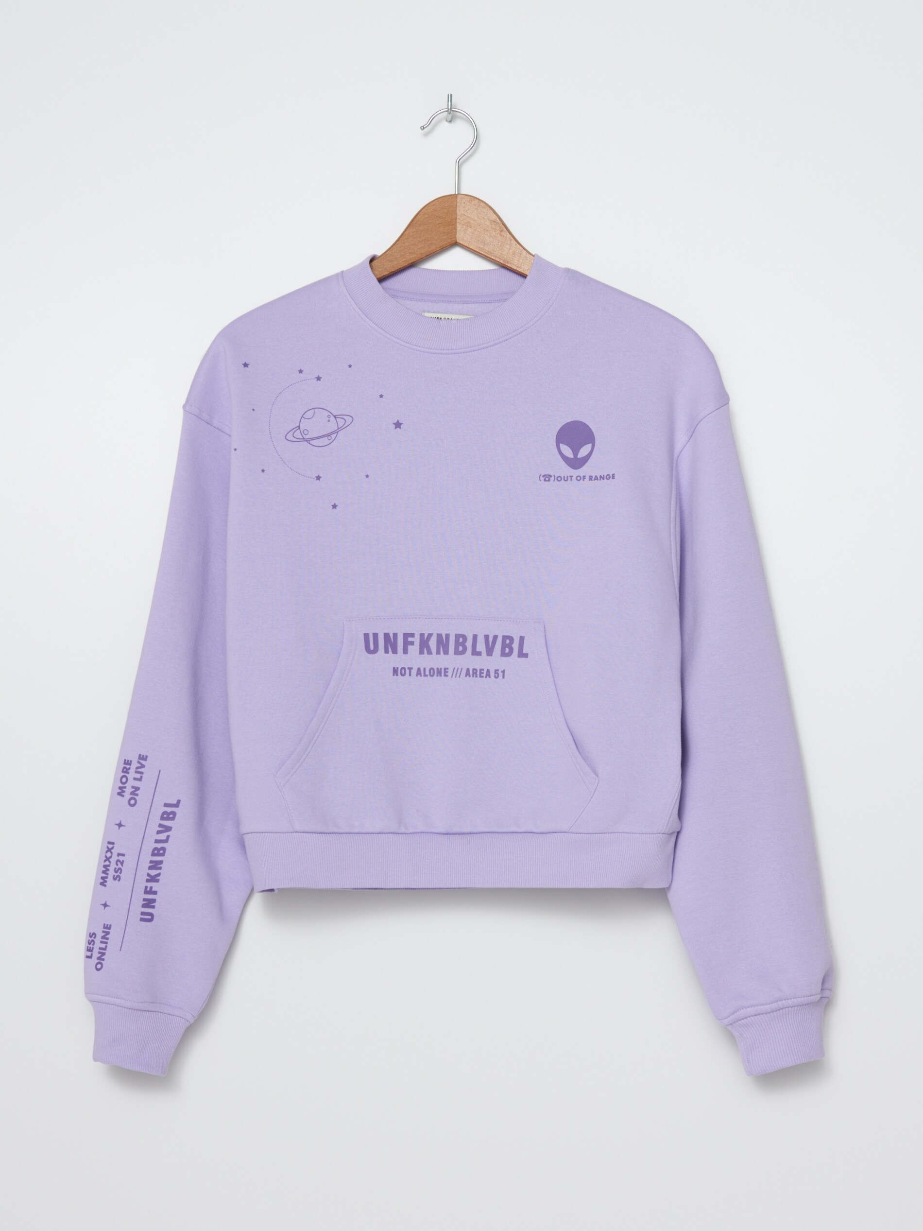 Oversize mikina s potlačou