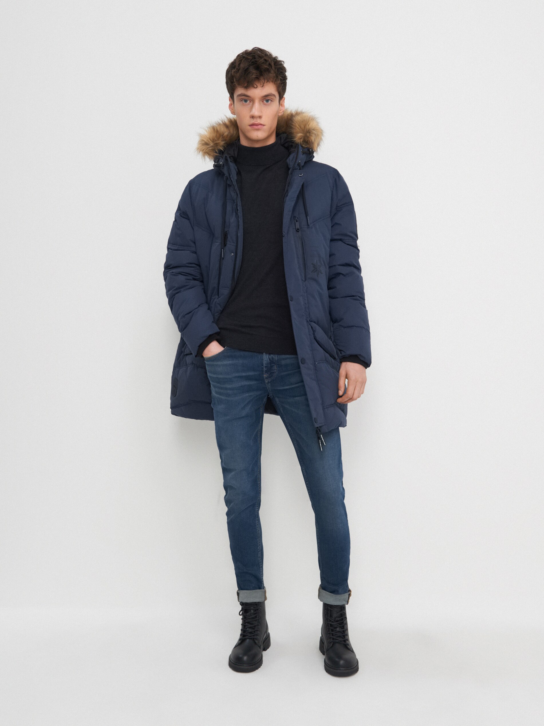 Džínsy slim fit z organickej bavlny