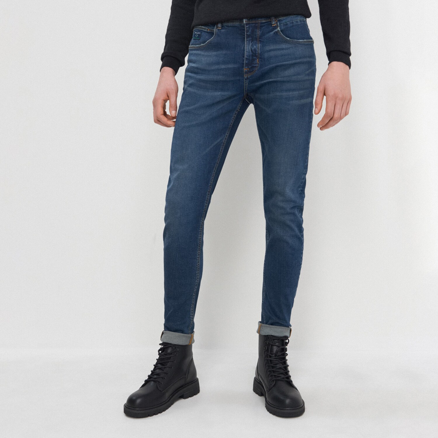 Džínsy slim fit z organickej bavlny