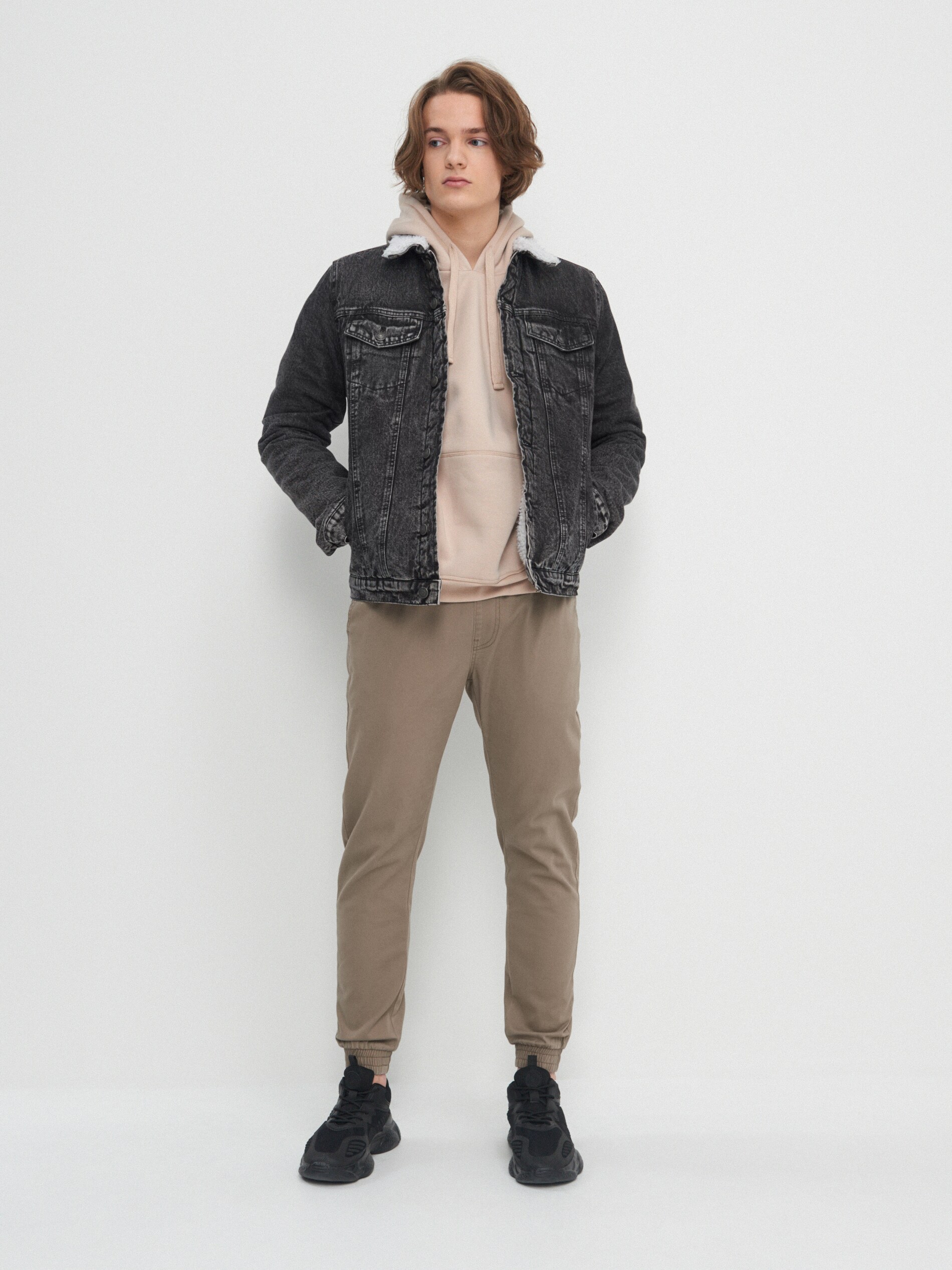 Zateplená džínsová bunda