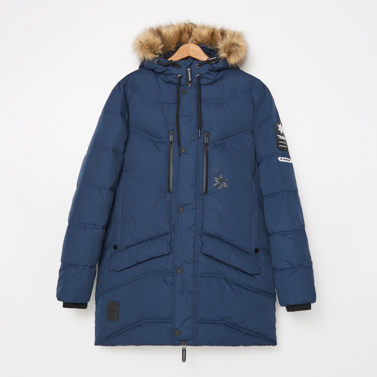 Spodný kabát s kapucňou