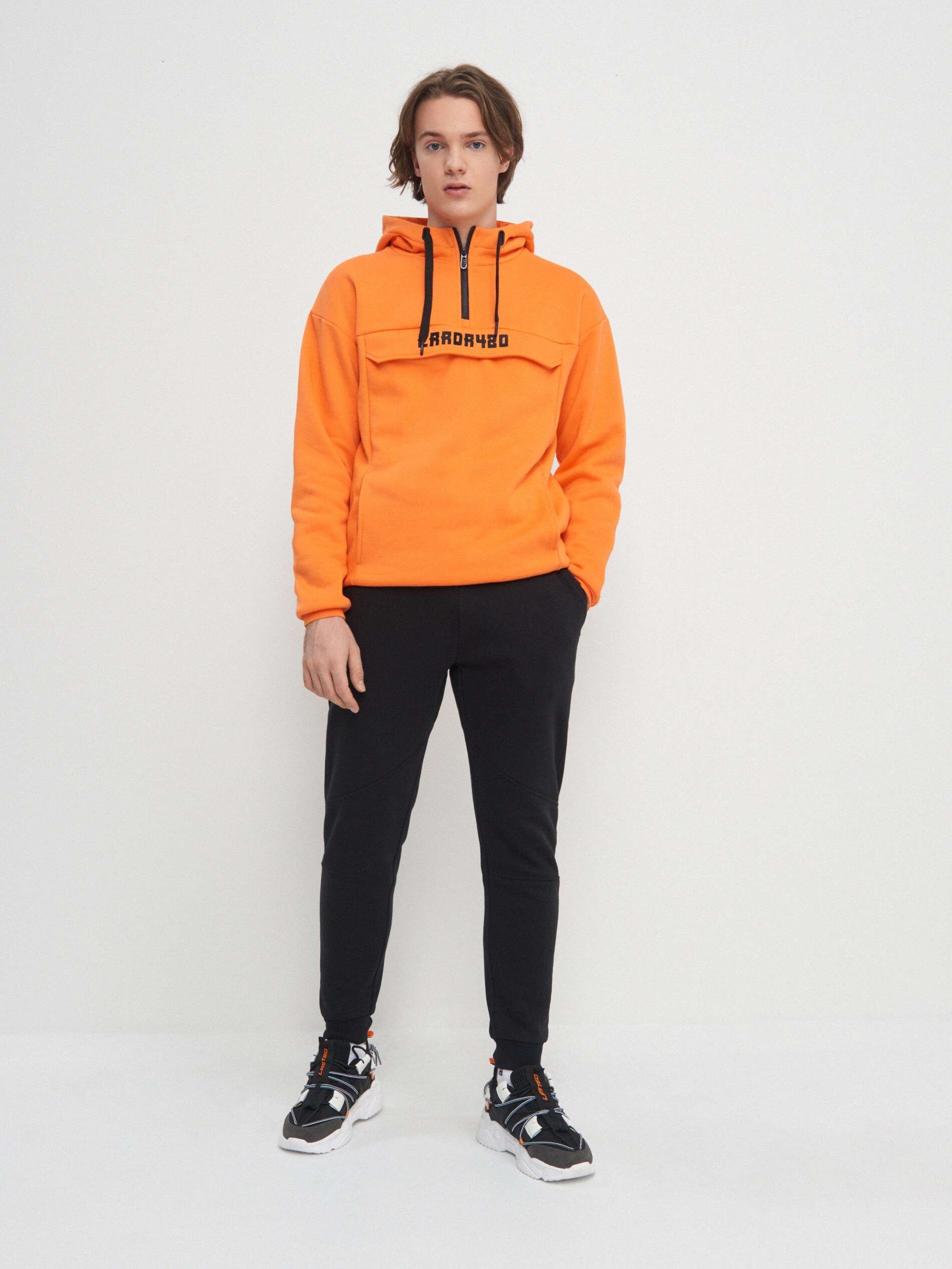 Mikina oversize s výšivkou