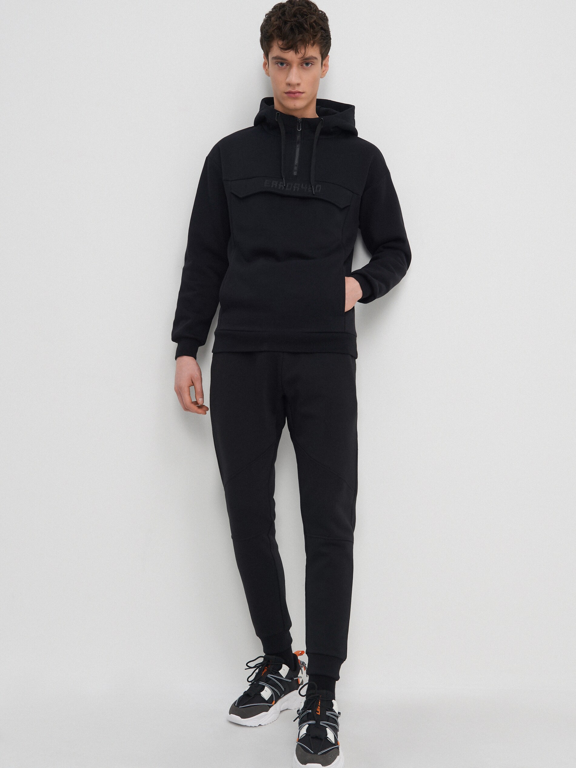 Mikina oversize s výšivkou