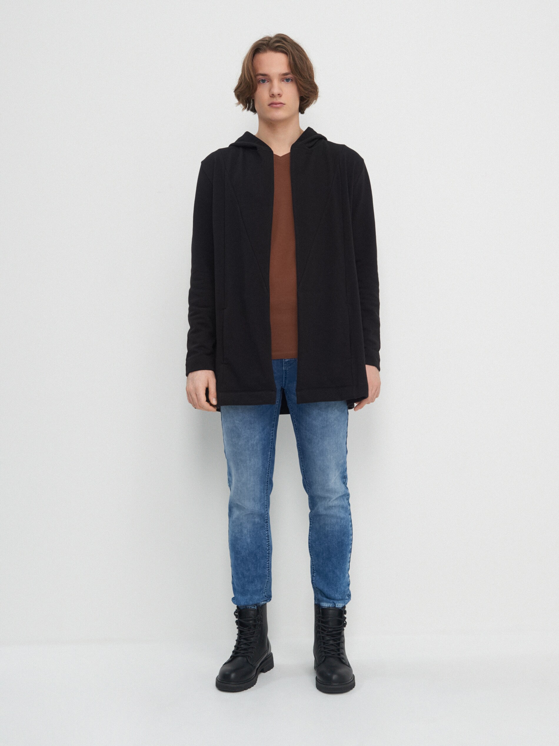 Kardigán s kapucňou