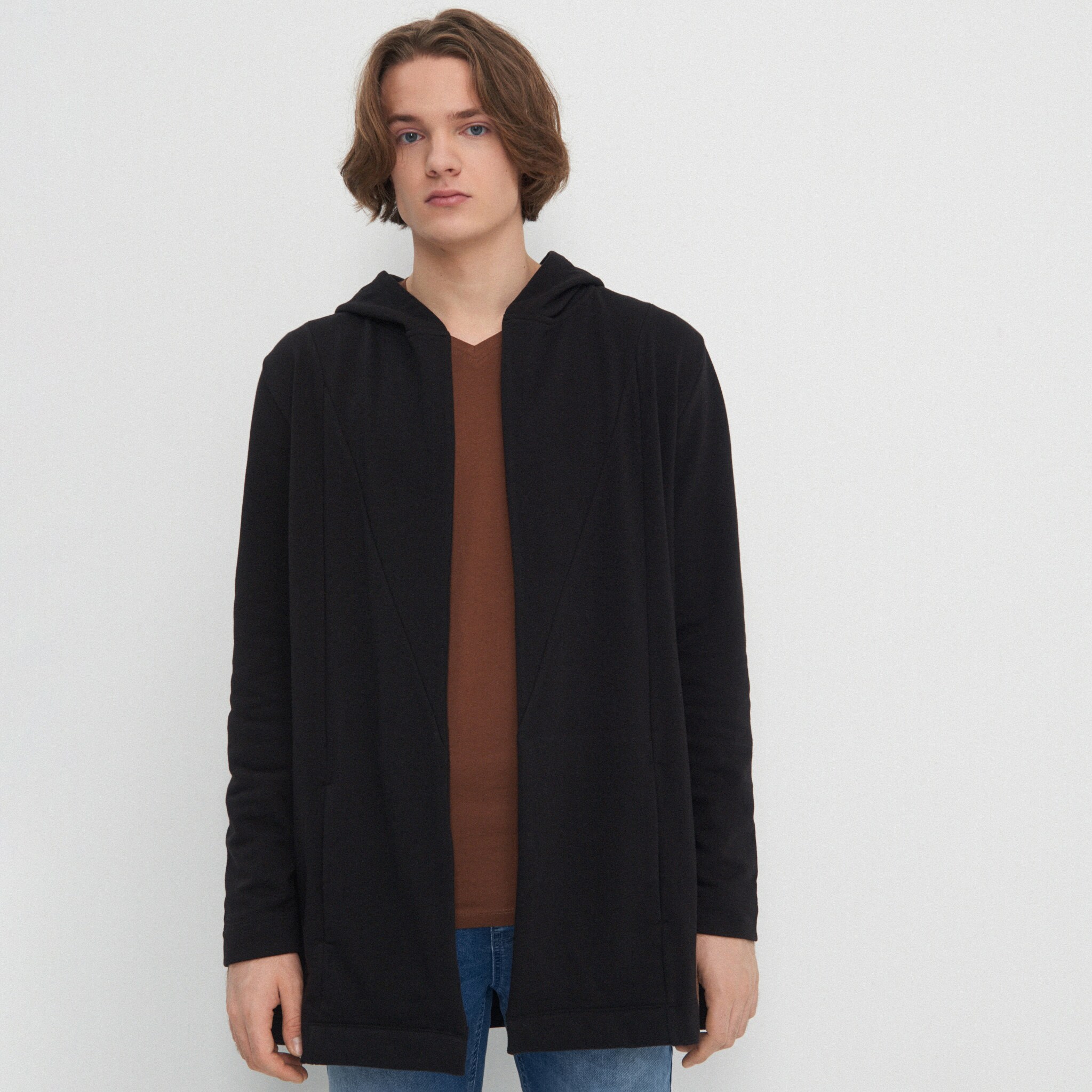 Kardigán s kapucňou