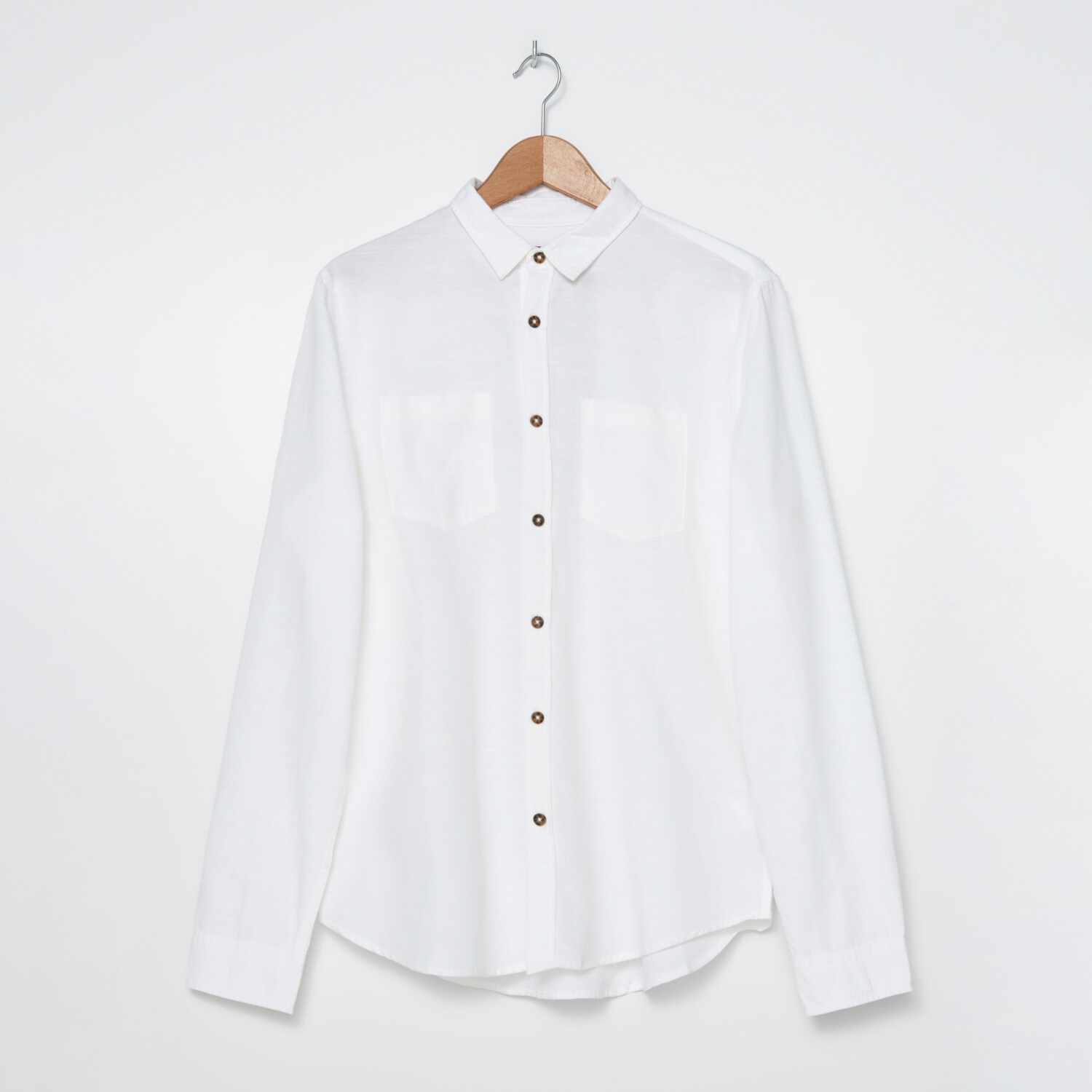 Viskózová košeľa slim fit