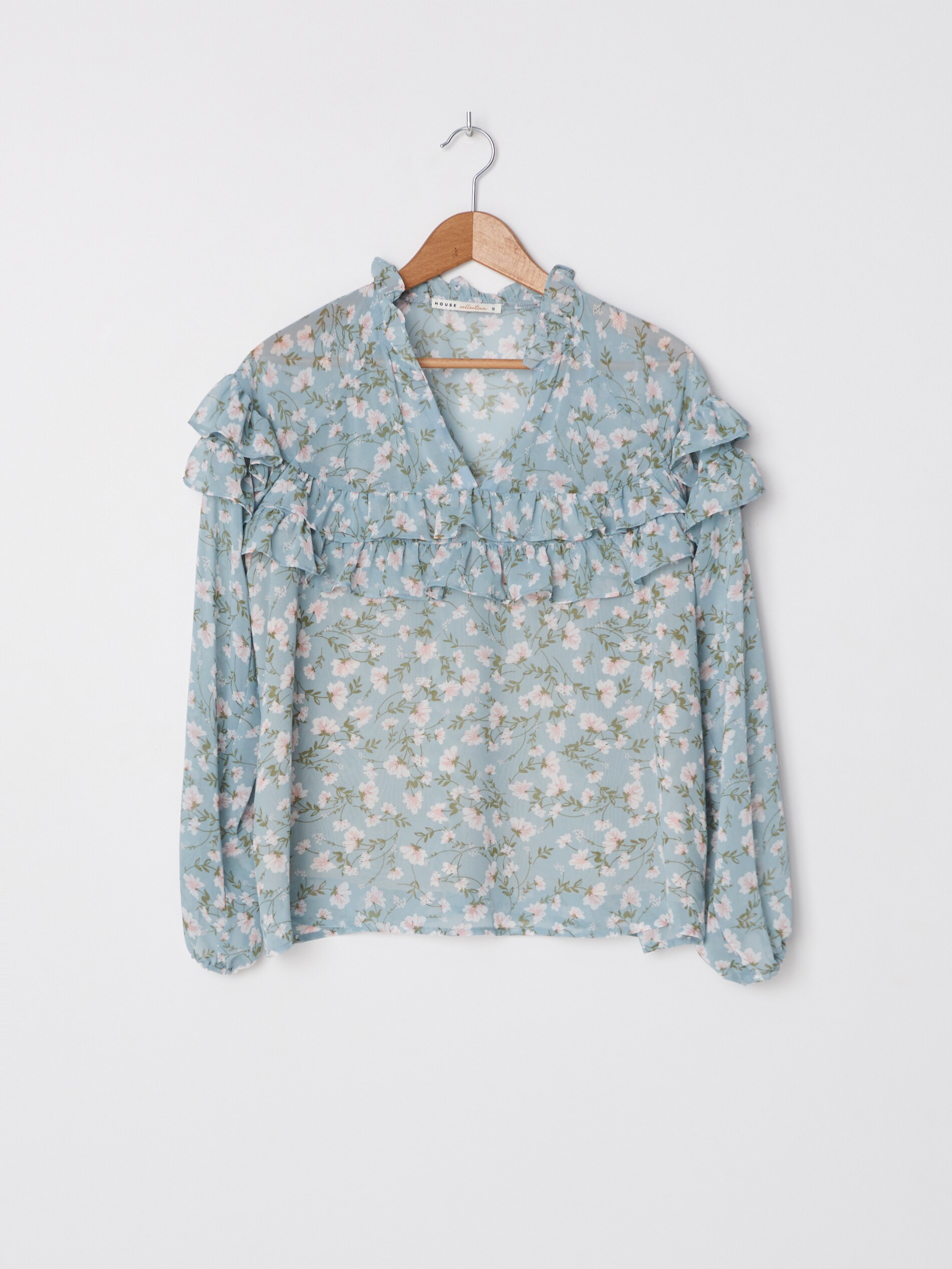 Bluzka z falbankami - wielobarwny - ZN826-MLC - HOUSE - 7