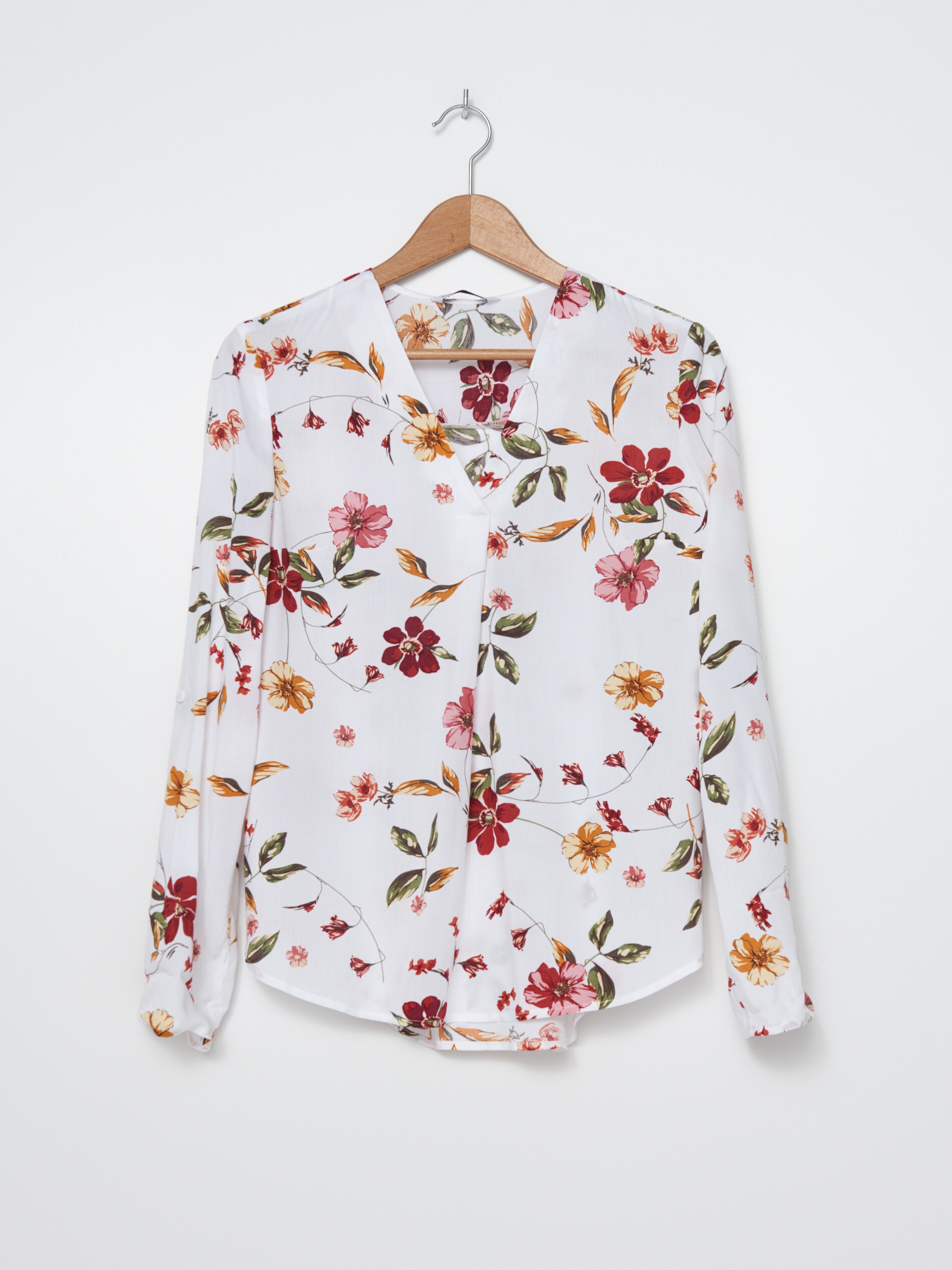 Vzorovaná viskózová blúzka