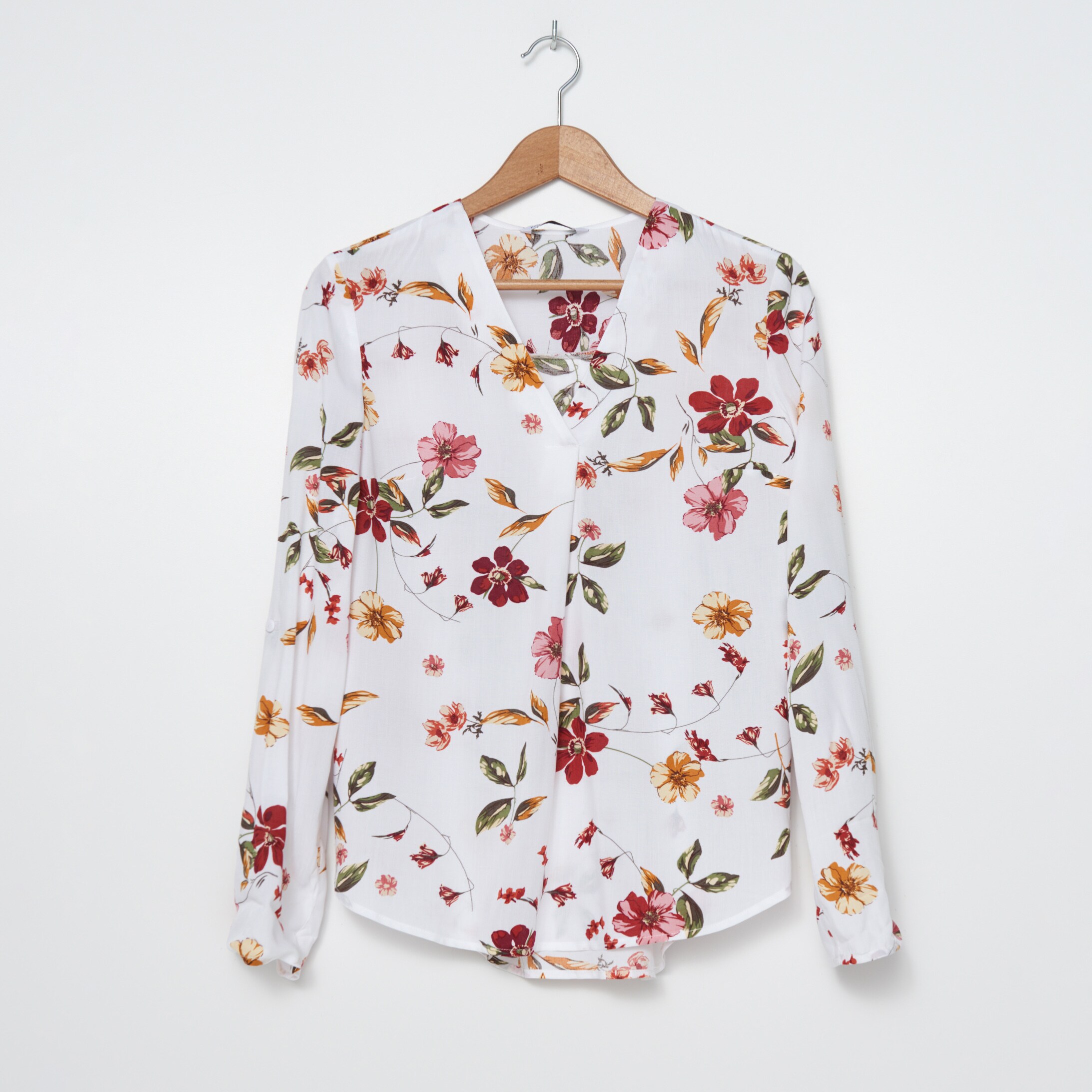 Vzorovaná viskózová blúzka