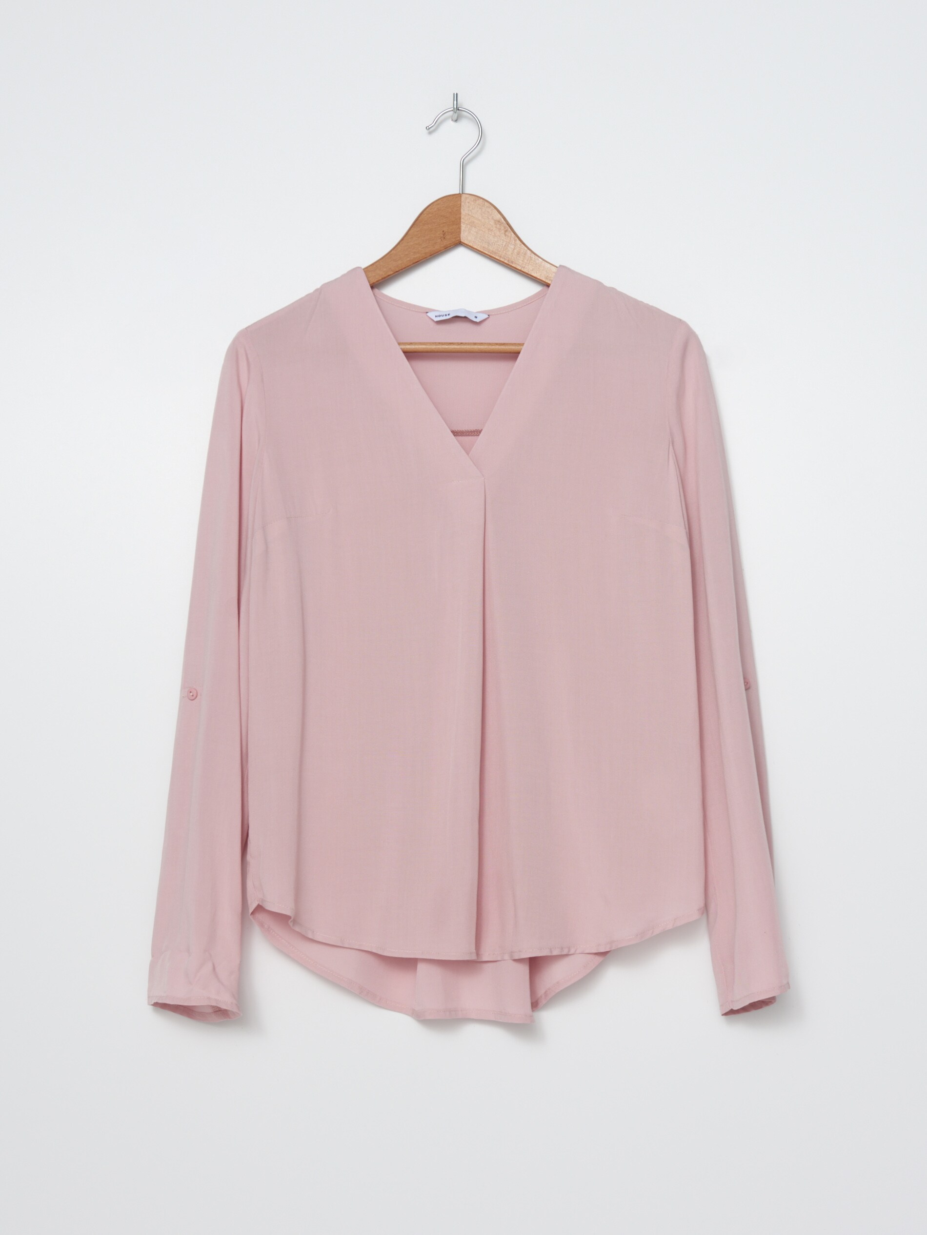 Hladká viskózová blúzka