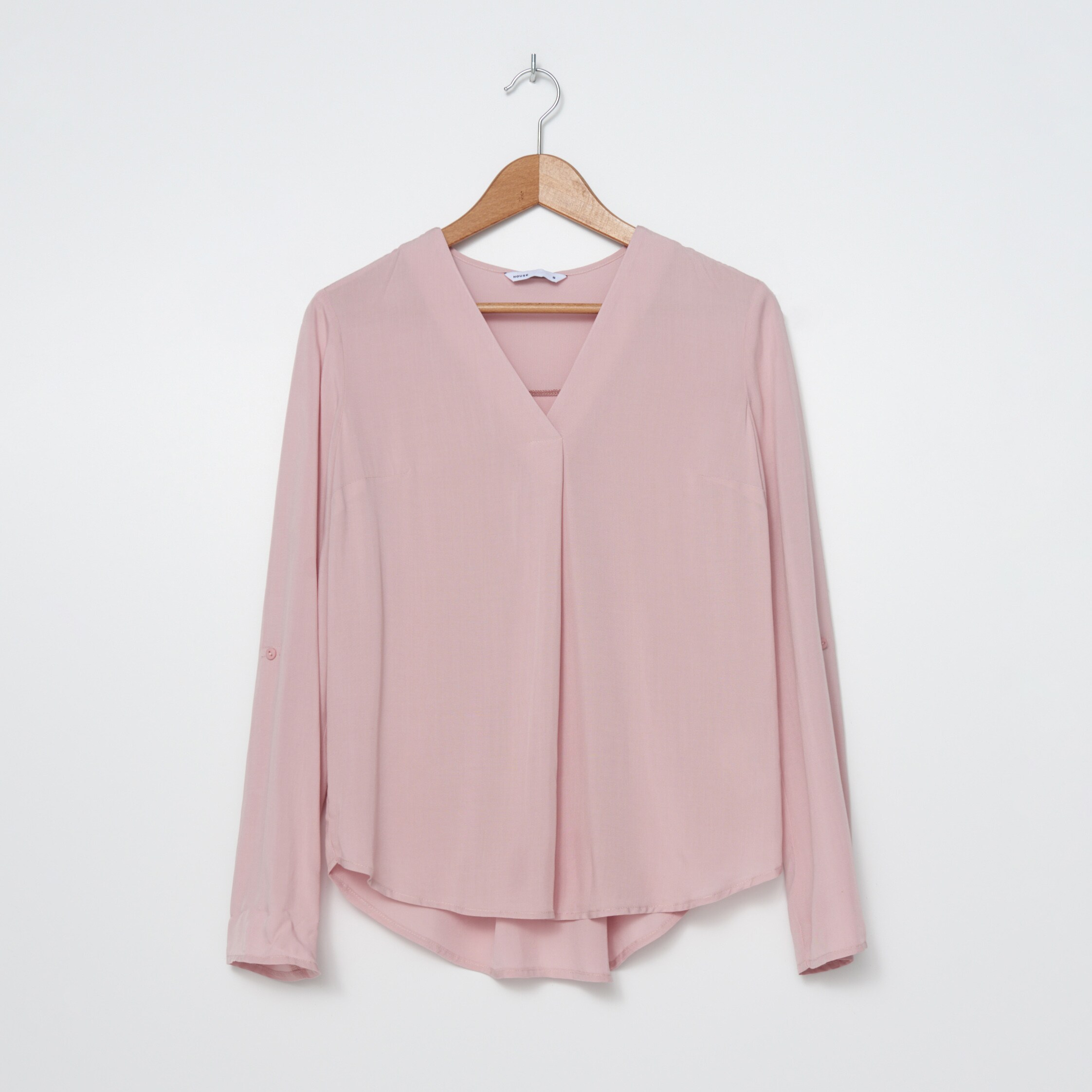 Hladká viskózová blúzka