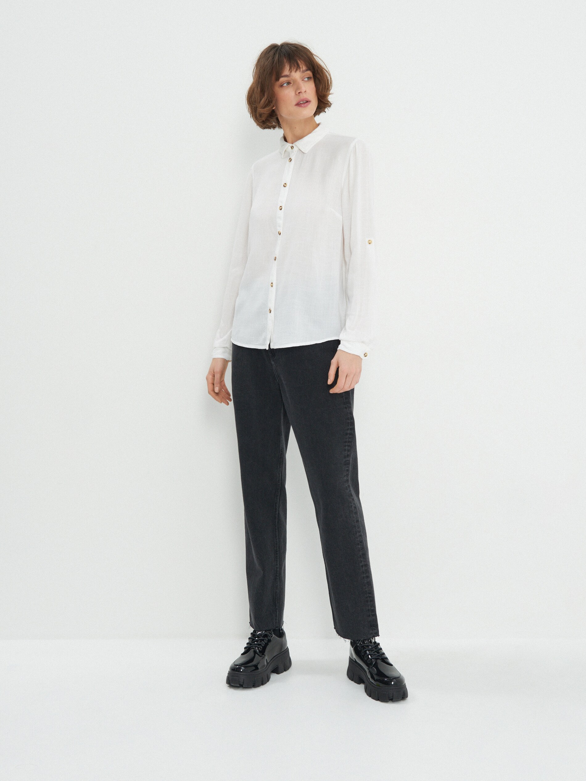 Basic viskózová košeľa