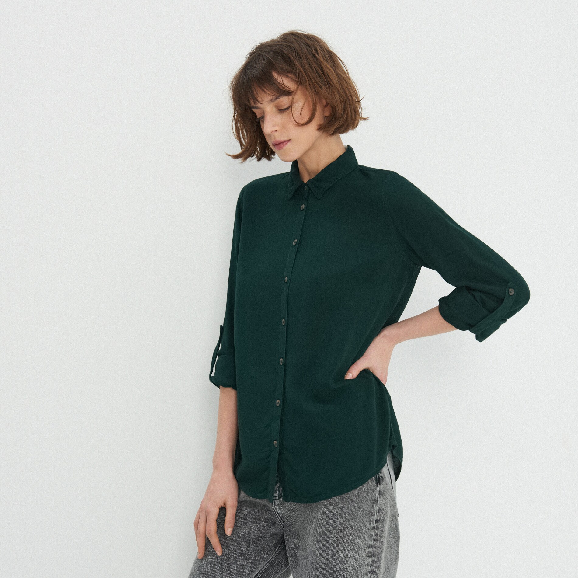 Basic viskózová košeľa