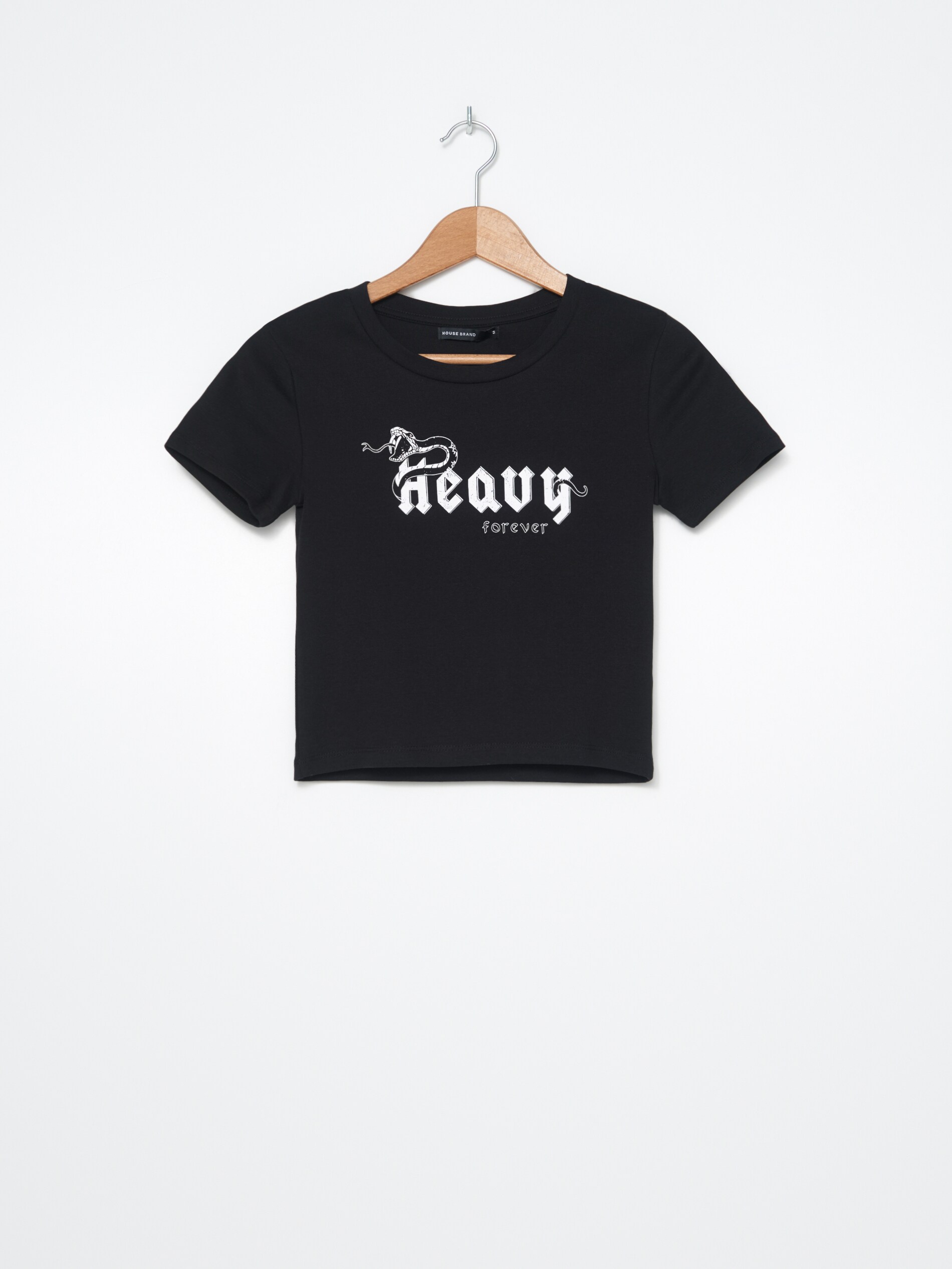 Crop top s potlačou