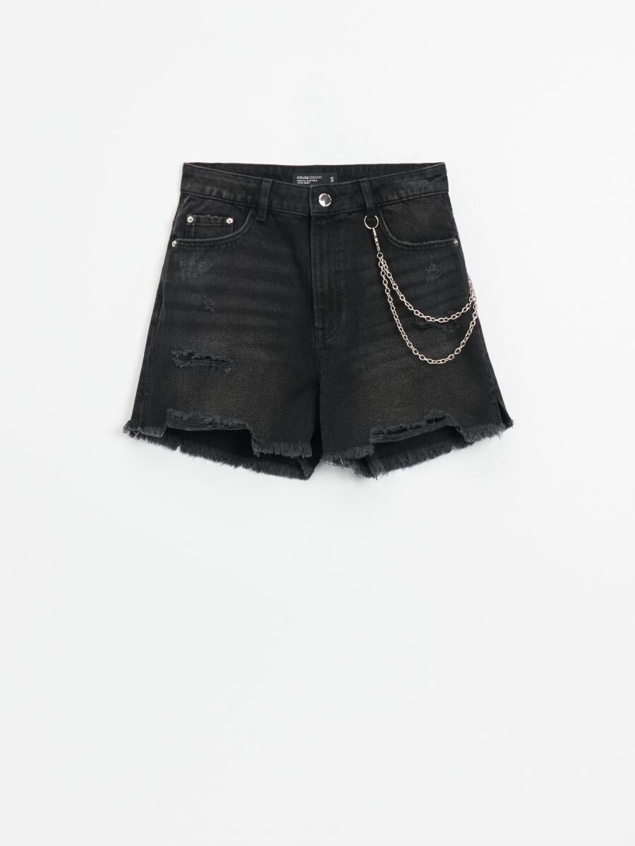 High waist denim shorts, HOUSE, 0231Q-99J