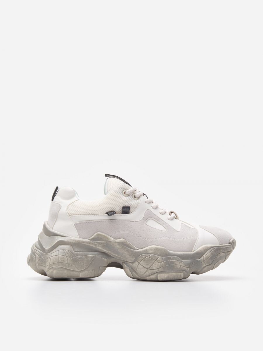 grey bubble sole trainers