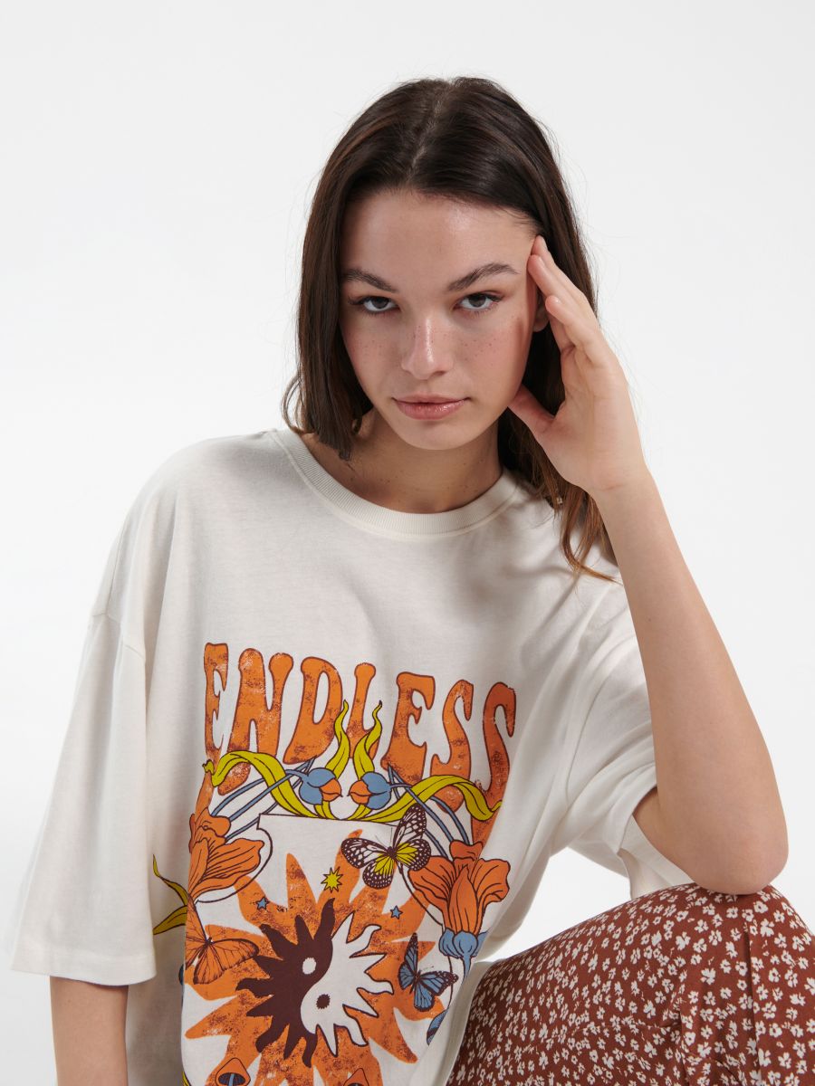 Oversized T-shirt, HOUSE, 0901N-01X