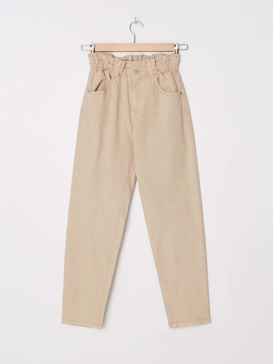 mom jean khaki pants
