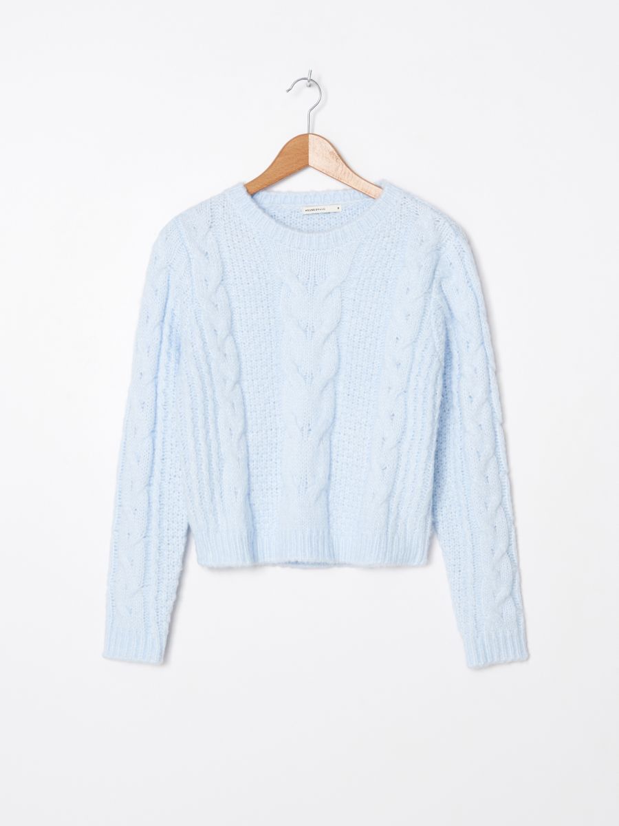 ladies light blue jumper