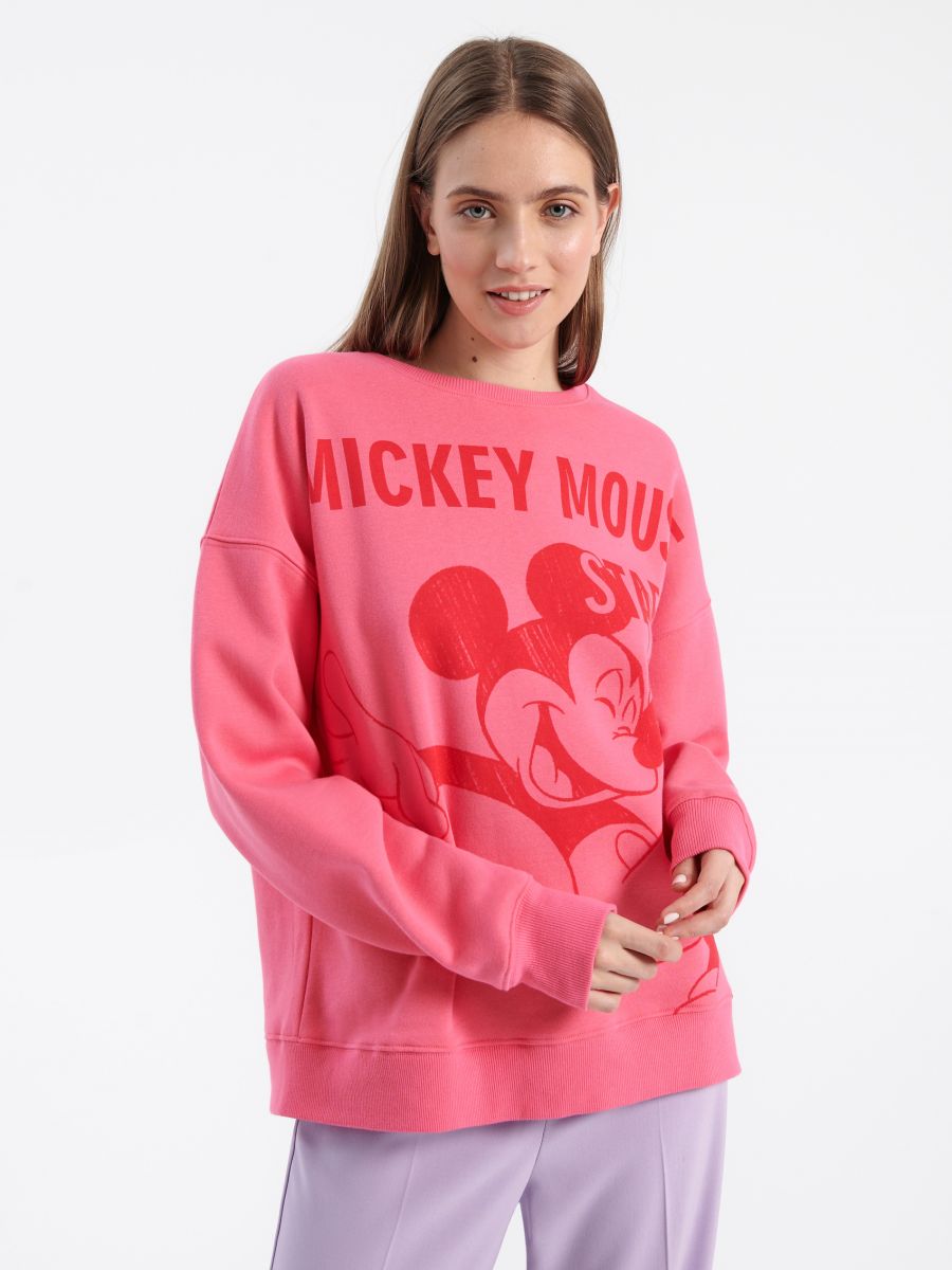 dusty rose sweatshirt