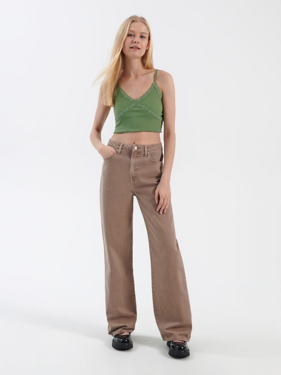 Wide leg jeans, HOUSE, 1900M-80X