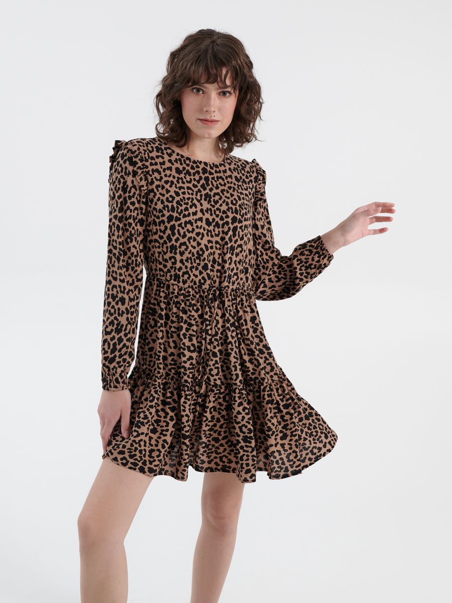 Leopard print dress, HOUSE, 2952M-MLC