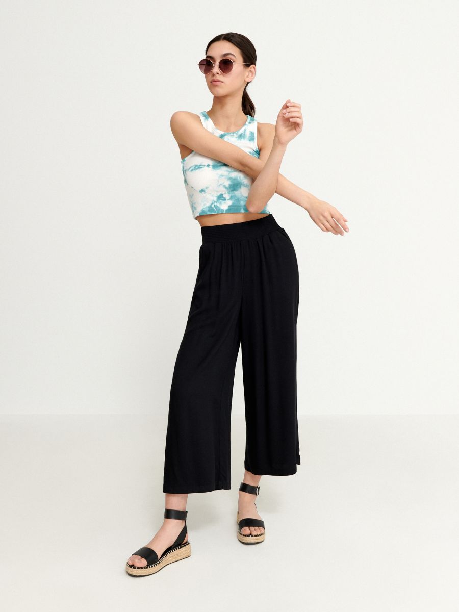 High waisted culottes, HOUSE, 3671D-99X