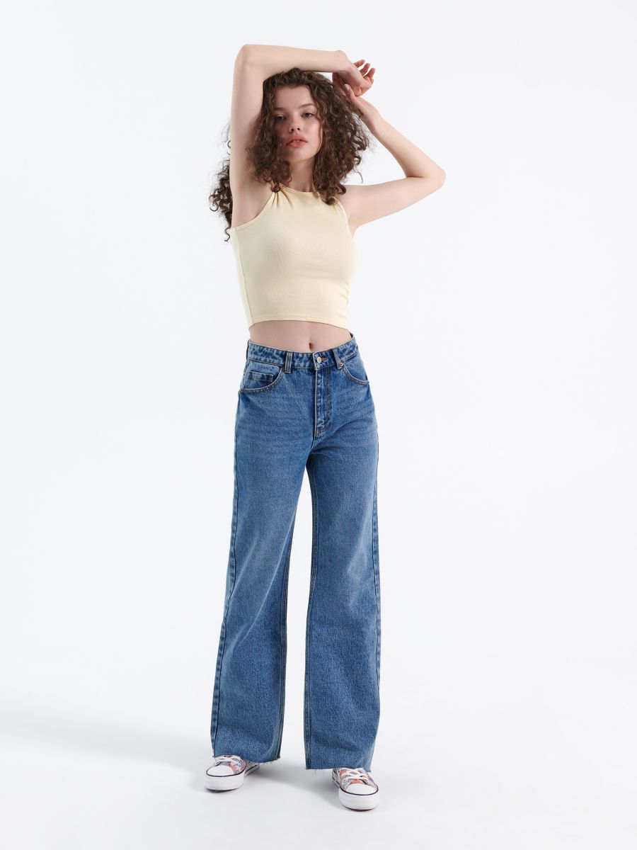 Wide leg jeans, HOUSE, 3769L-55J