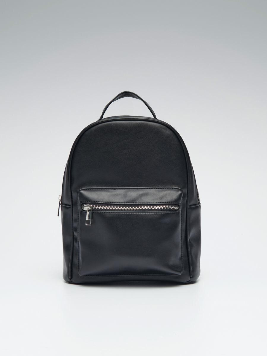 pleather backpack