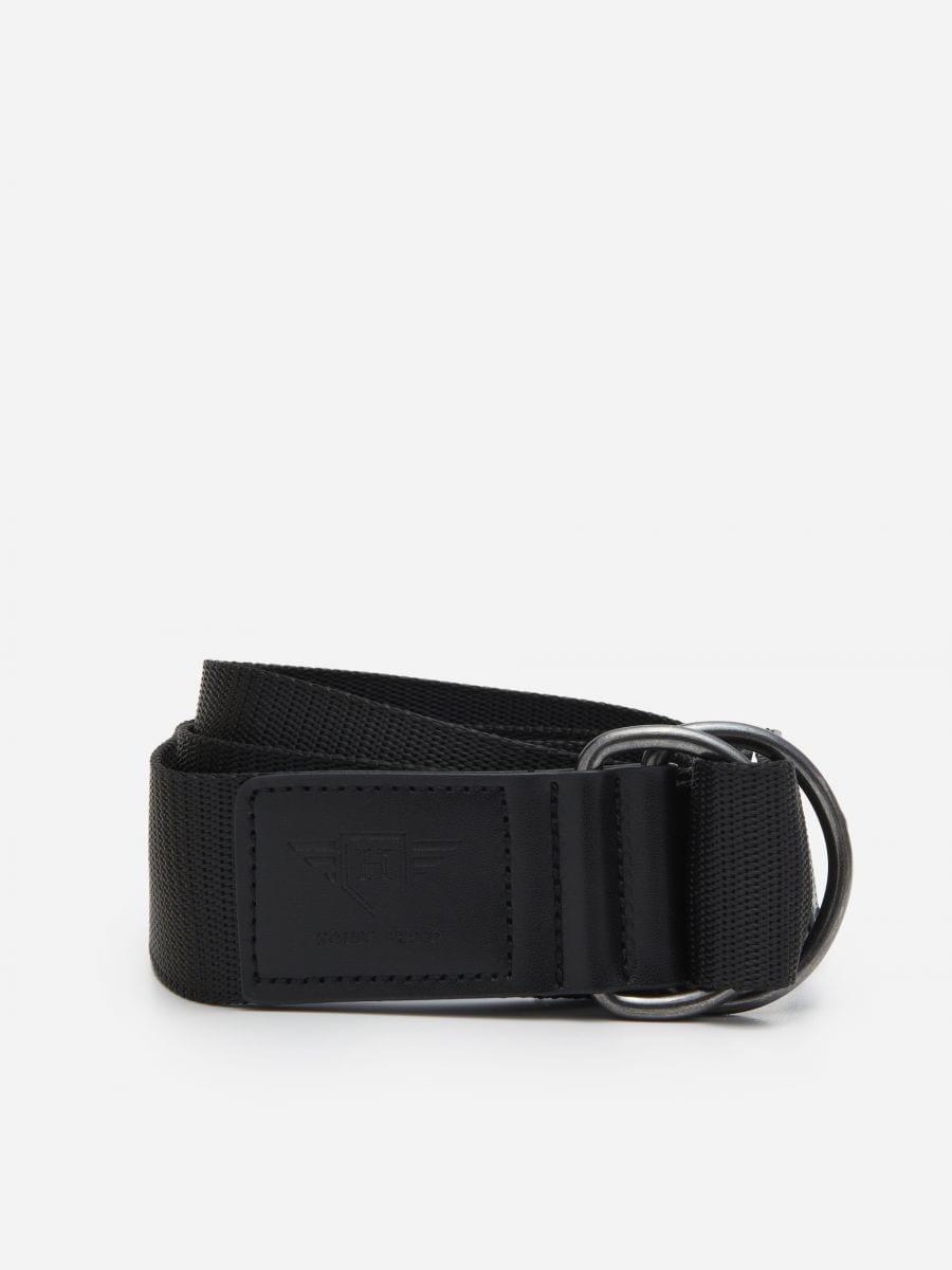 canvas belt black