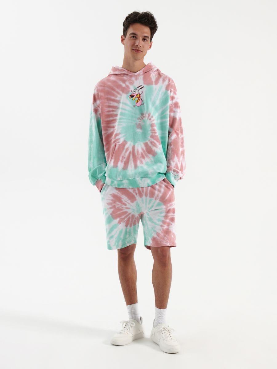 Sweat shorts tie-dye, HOUSE, 5770M-MLC