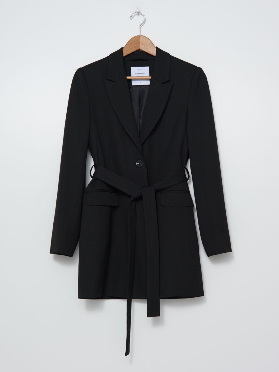 Blazer with tie belt Clearance
