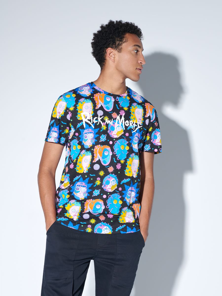 T-shirt with Rick and Morty print 