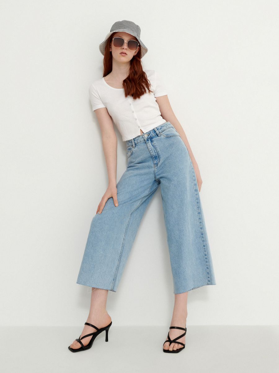 Denim culottes, HOUSE, 7191I-05J