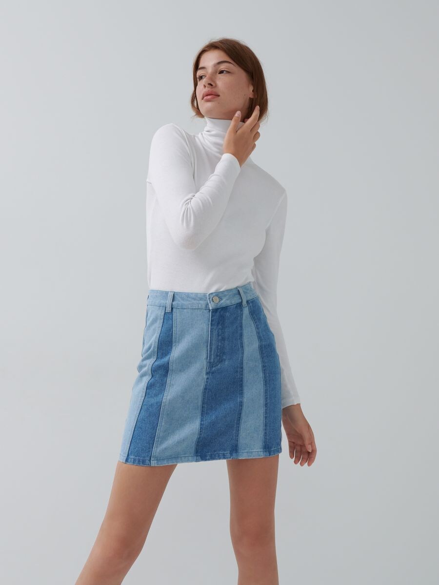 Mini denim skirt, HOUSE, 8105I-55J