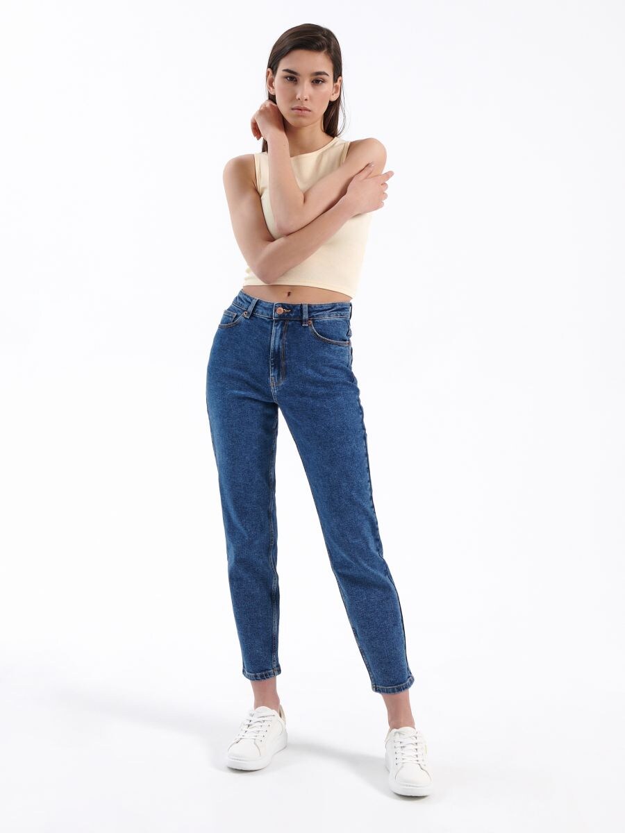 Jeans Mom Slim | Cuidado con el Perro